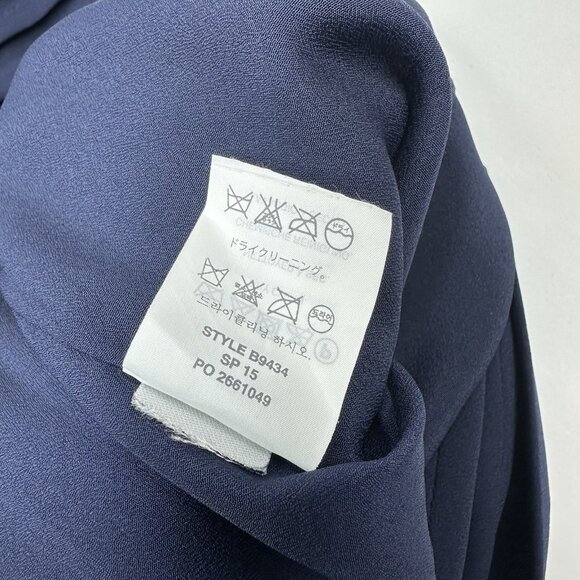 J.Crew‎ Women's Navy Blue Tiered Designer Shift Dress - Picture 7 of 15